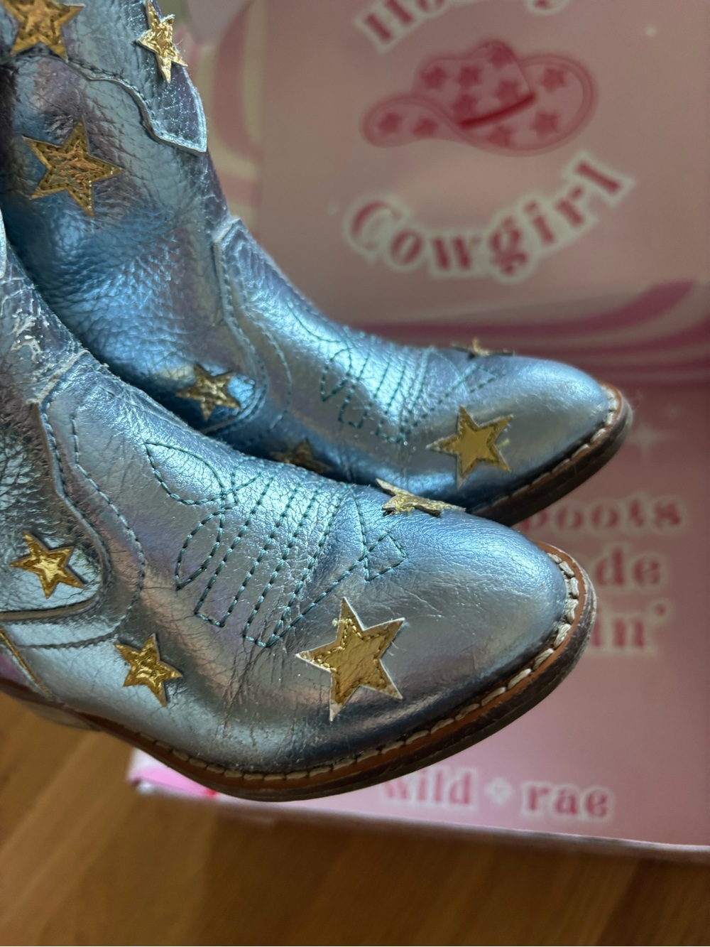 Kids Metallic Starstruck Cowgirl Boots